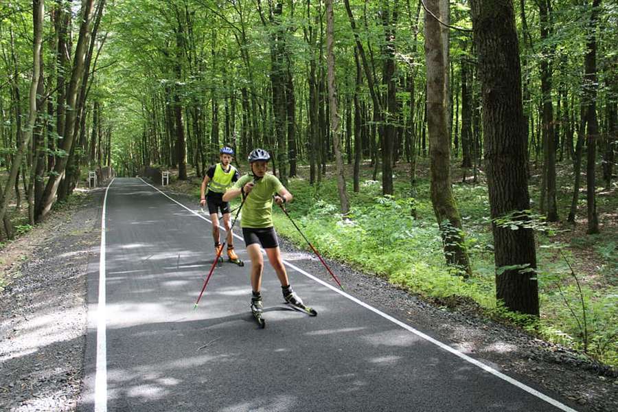 У Підгайцівській громаді тренуються волинські біатлоністи (фото)