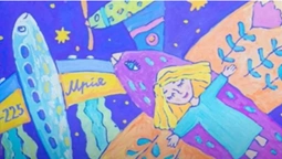 Піде з молотка: малюнок юної волинянки «Українська мрія» продають для благодійності (відео)