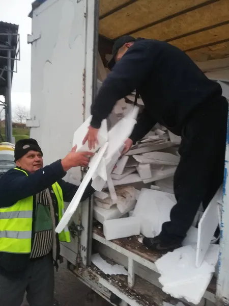 У Луцьку зібрали і перероблять 110 кг пінопласту