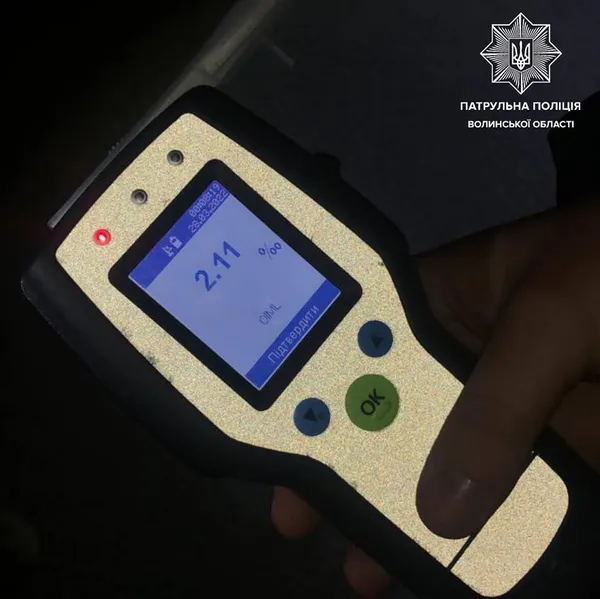 У Луцьку за добу затримали сімох п'яних водіїв – автівки вилучили