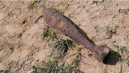 На Ковельщині під час грейдерування дороги знайшли мінометну міну (фото)