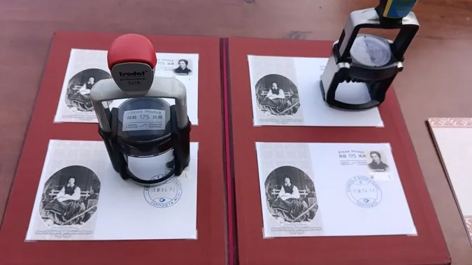 На Волині презентували лімітовану серію марок, присвячених 175 річниці з Дня народження Олени Пчілки