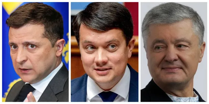 У Зеленського падає, в Порошенка й Разумкова росте – свіжі рейтинги політиків