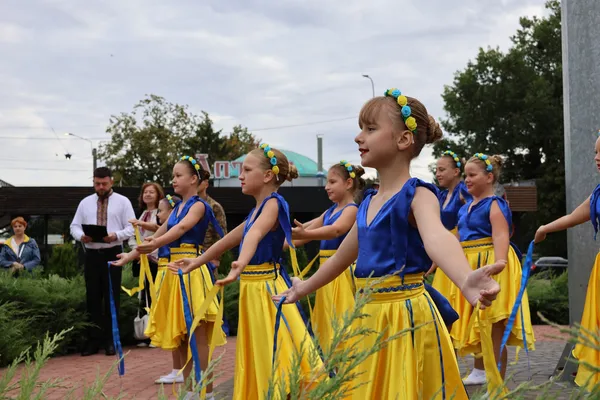 Як у Луцьку піднімали найбільший прапор Волині (відео)