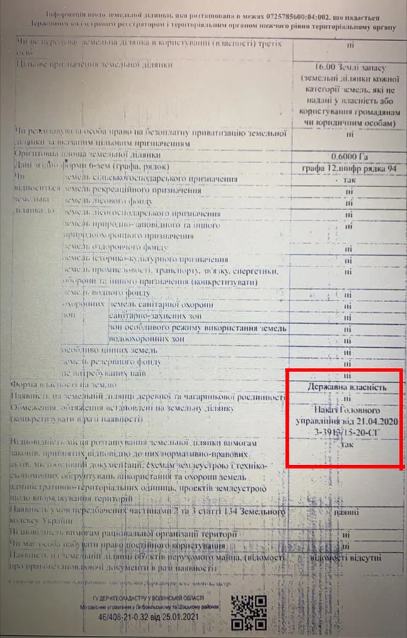 Волинський Держгеокадастр роздає землю «своїм» (документи)