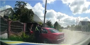 У Ковелі втікач прокатав на капоті BMW патрульного (відео)