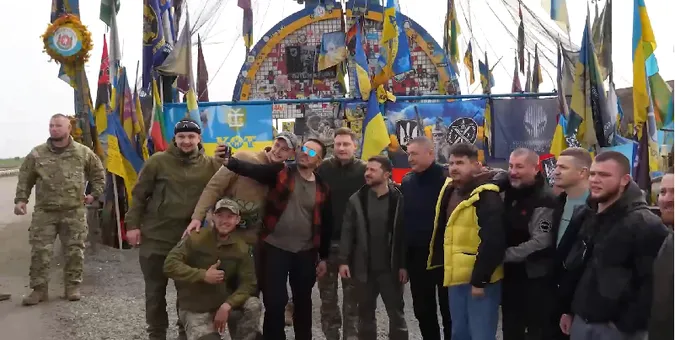 Зеленський приїхав на Донеччину (відео)