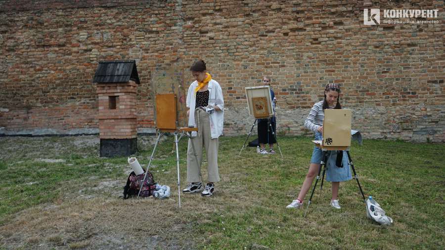 Художники з усієї України малюють Луцьк: що у них виходить (фото)