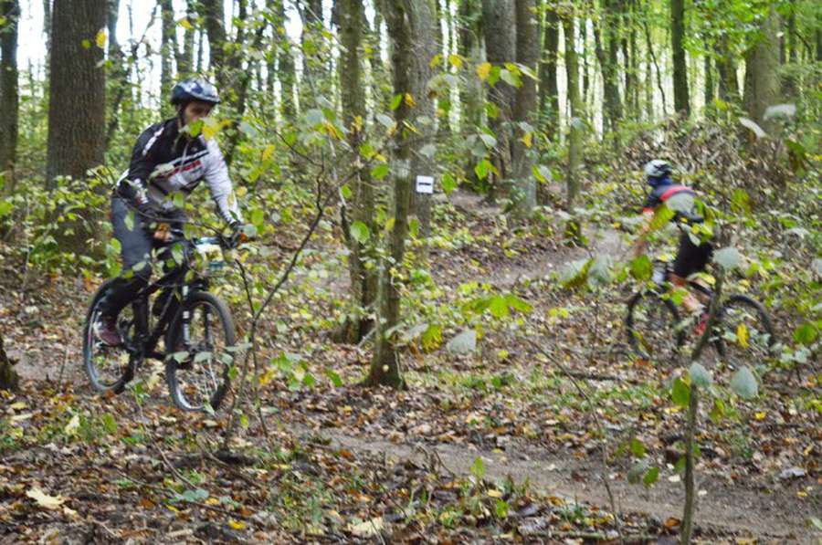 У лісі біля Луцька змагалися велосипедисти з усієї України (фото)