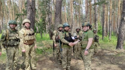 Бійці Камінь-Каширського батальйону Волинської ТРО отримали нагороди (фото)