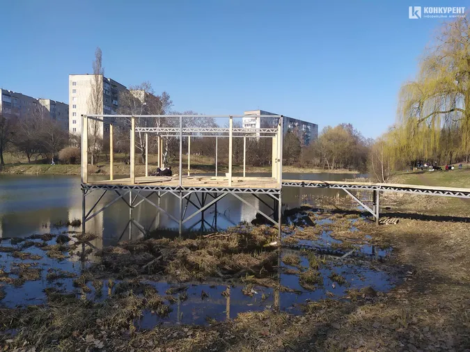 У луцькому парку 900-річчя почали облаштовувати «Венецію» (фото)