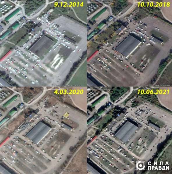 Супутникові знімки ділянки авторинку на Єршова, 6 у Луцьку із «Google Earth».><span class=