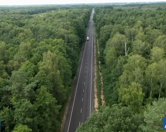 Показали дорогу до Світязя з висоти пташиного лету (відео)