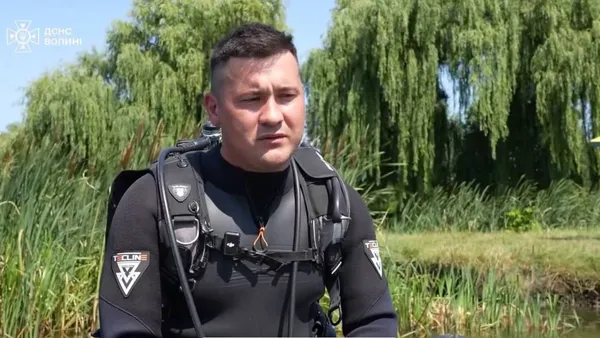 «Найважче не тіло діставати із води, а бачити згорьовану родину на березі» – водолаз ДСНС  Назар Молочій (відео)