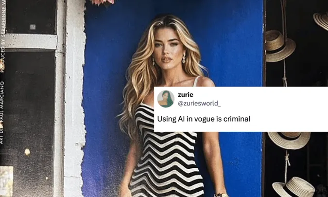 На сторінках Vogue вперше з’явилася  згенерована ШІ модель