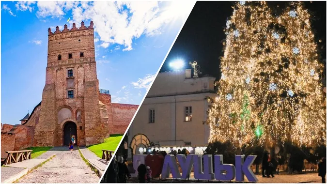 У Луцьку пропонують ставити новорічну ялинку навпроти замку