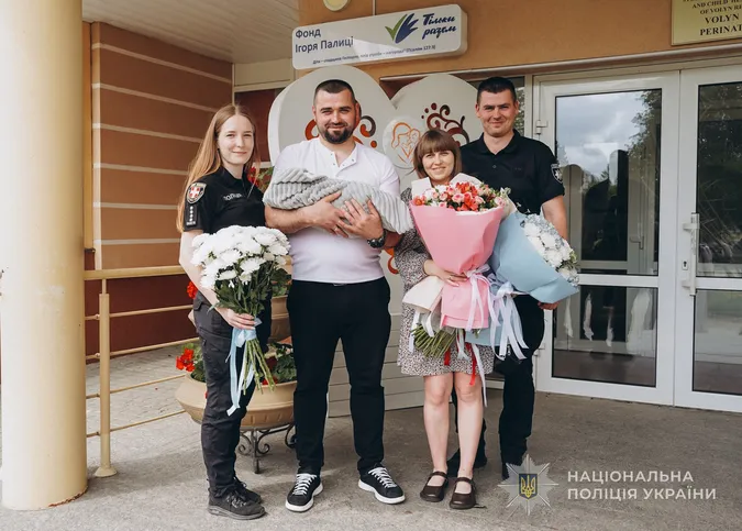 Поліцейський-доброволець стрілецького батальйону Волині вдруге став батьком (фото)