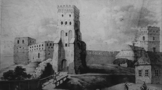 Луцький замок в ХІХ ст.