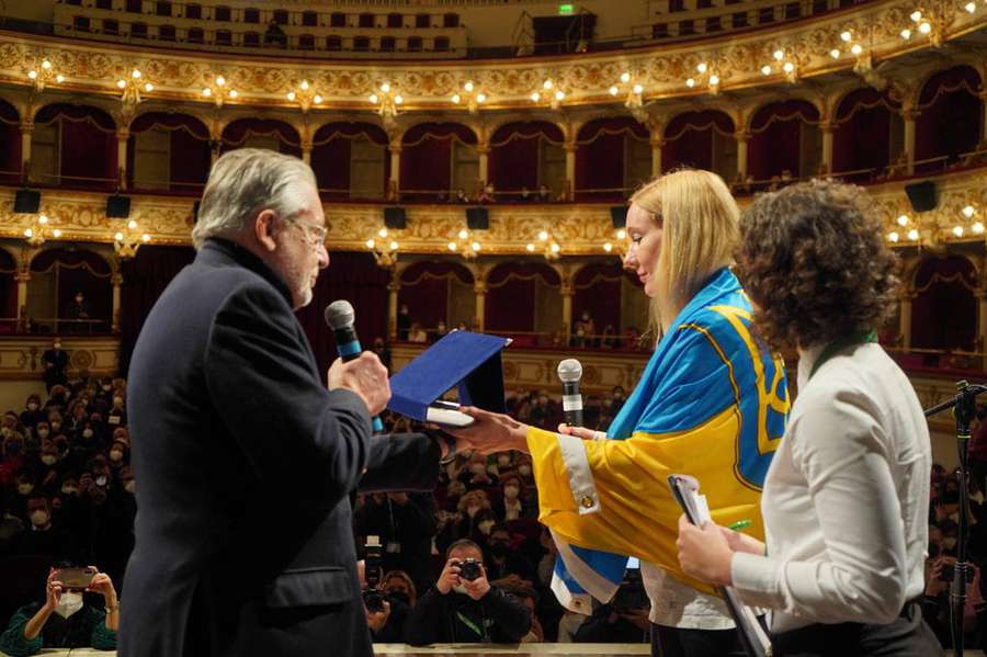 Українським кінематографістам вручили премію Федеріко Фелліні (фото)