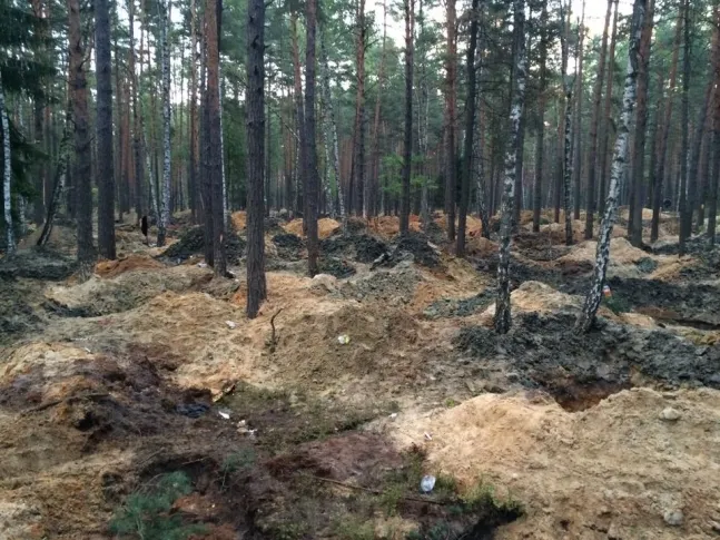 На Волині затримали чергову групу копачів бурштину