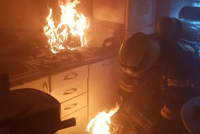 В Олиці загорівся житловий будинок