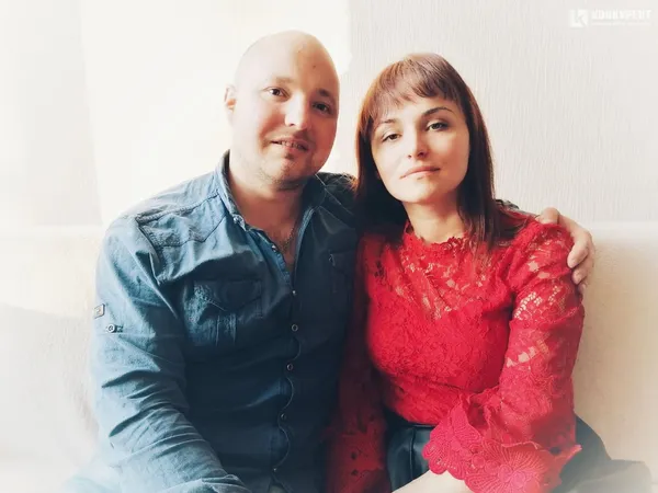 З чоловіком Максимом