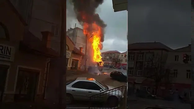 У Володимирі вибухнув автомобіль (фото, відео)