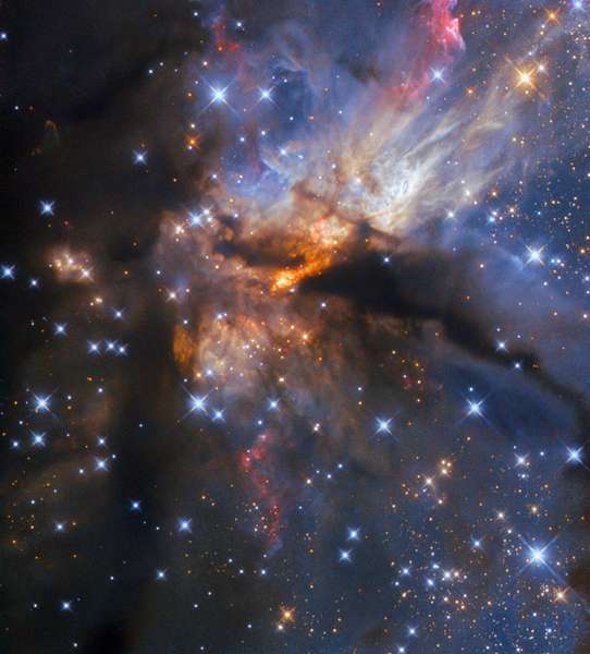 Hubble показав осередок утворення масивних зірок у сузір’ї Орла