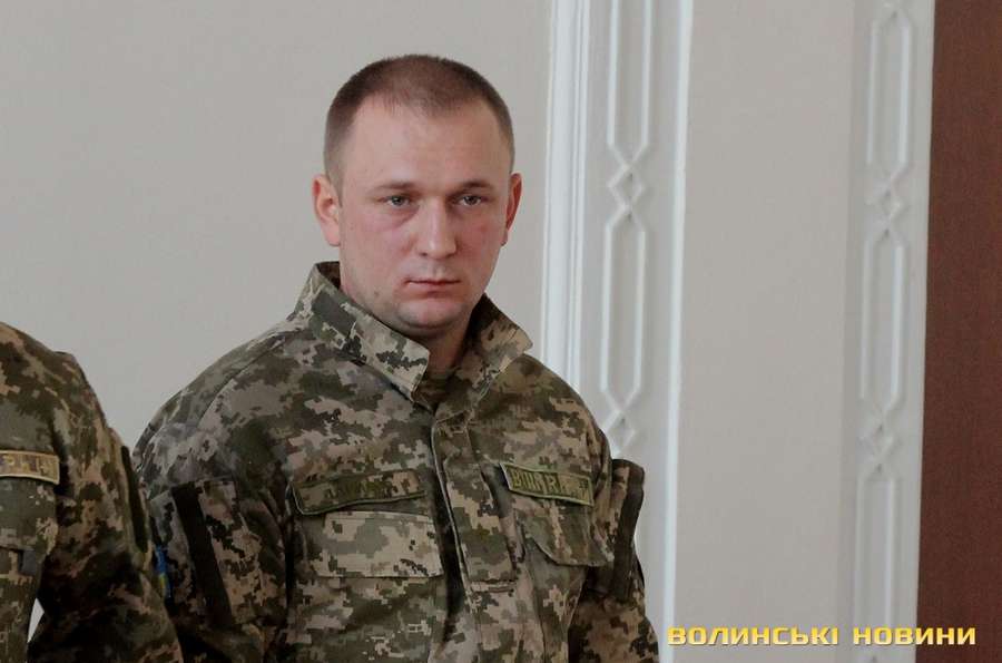 Військовий прокурор Луцького гарнізону Західного регіону України Євген Давидов><span class=