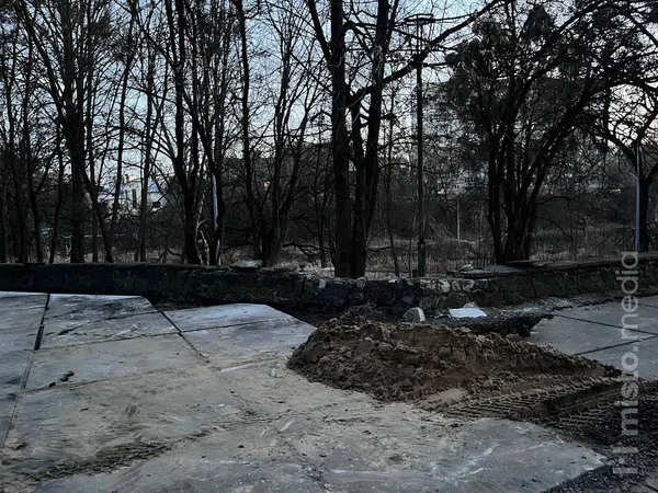 Територія Палацу учнівської молоді станом на 11 березня
