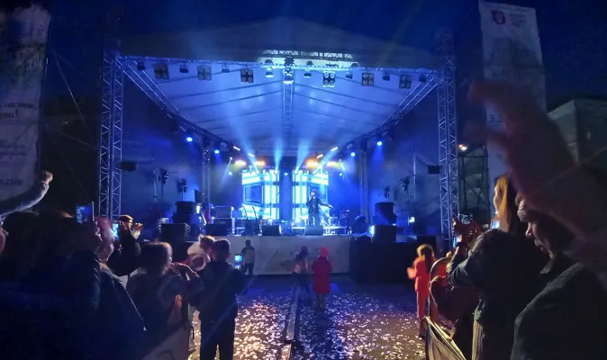 Фейковий «Дзідзьо» на концерті до Дня міста у Луцьку