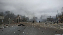 З'явилося відео зруйнованої Бородянки, що під Києвом