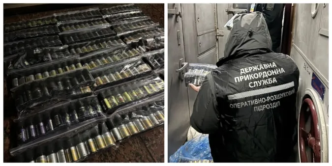На Волині у потязі знайшли велику партію контрабандної «жижі»