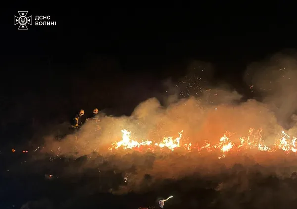 Уночі через невідомих на Волині спалахнуло дві пожежі