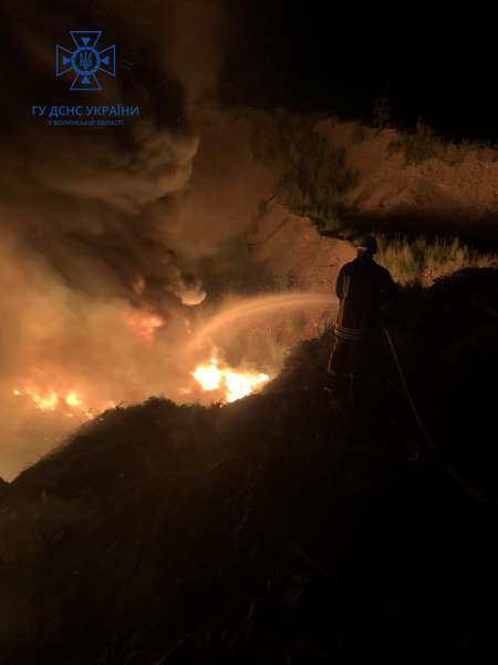 За тиждень волинські рятувальники гасили два десятки пожеж
