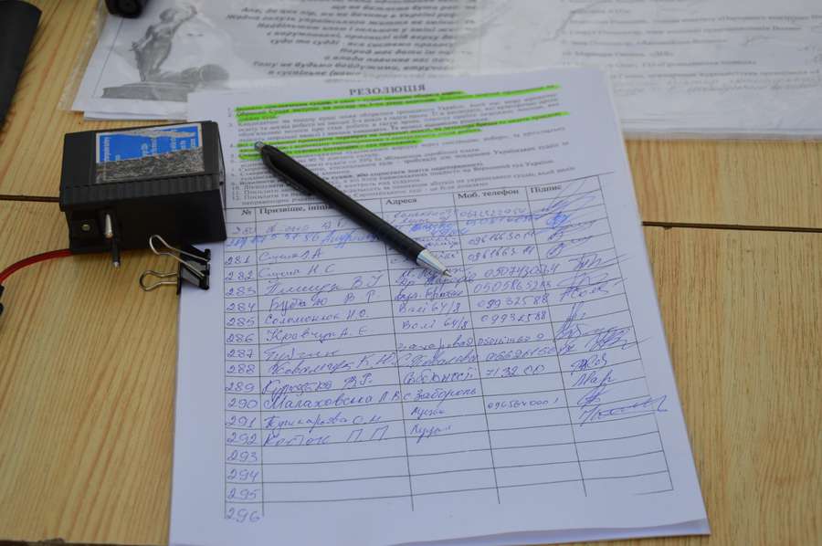 Під резолюцією підписалося майже 3 сотні волинян