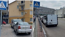 У Луцьку покарали водіїв, які залишили авто біля пішохідних переходів