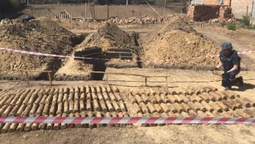 У Горохові під час будівництва знайшли 175 артилерійських снарядів (фото)