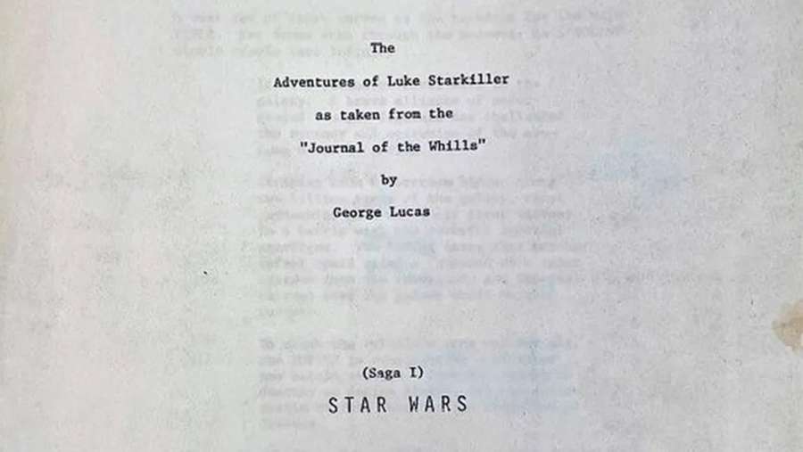 Чернетку сценарію «Зоряних війн» продали на аукціоні за $13,6 тисячі