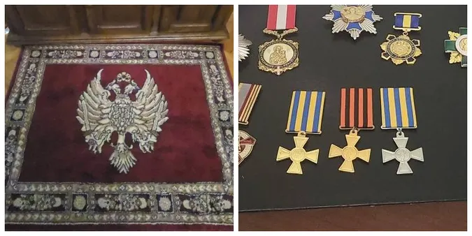 У московському храмі на Волині знайшли двоголового орла і георгіївські стрічки