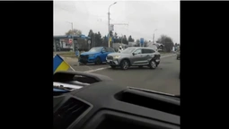Не поділили дорогу: у Луцьку зіштовхнулися Audi та Haval (відео)