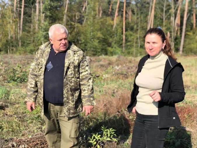 На Волині висадили понад гектар дубів (фото)
