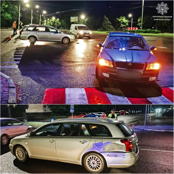 У Луцьку на кільці біля «Авангарду» – аварія (фото)