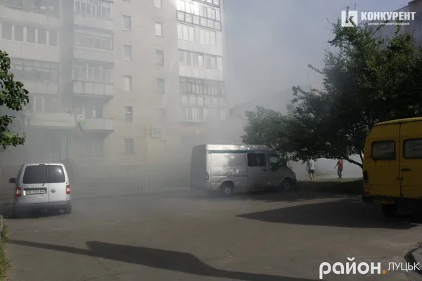 У Луцьку на Конякіна горів магазин