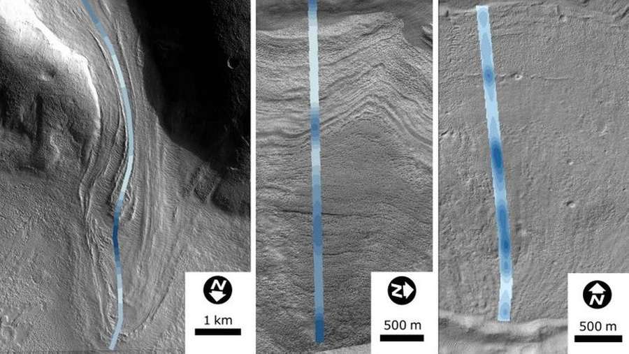 На Марсі знайшли сліди кількох льодовикових періодів