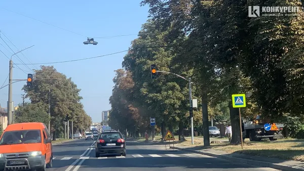 Новий світлофор на вулиці Володимирській