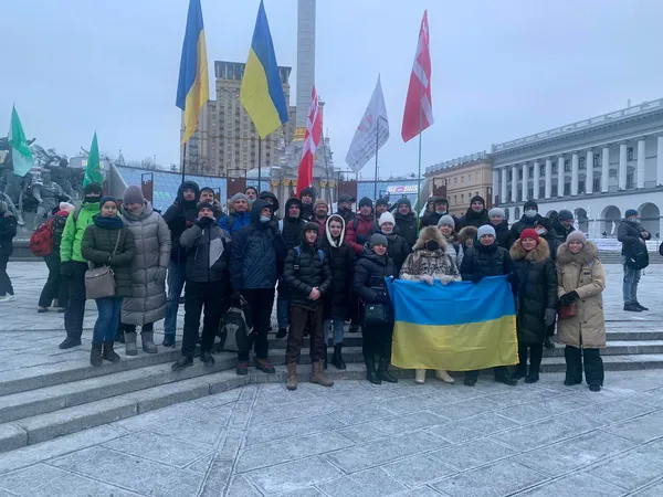 SaveФОП: луцькі підприємці долучились до акції протесту під Верховною Радою (фото)