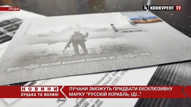 Укрпошта ввела в обіг марку «Русскій воєнний корабль, іді на#уй!» (фото, відео)