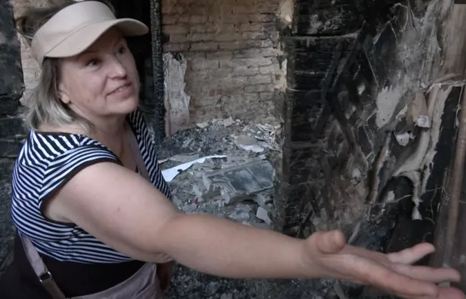 Лучанка обурена компенсацією за будинок, який зруйнувала ворожа атака (фото)
