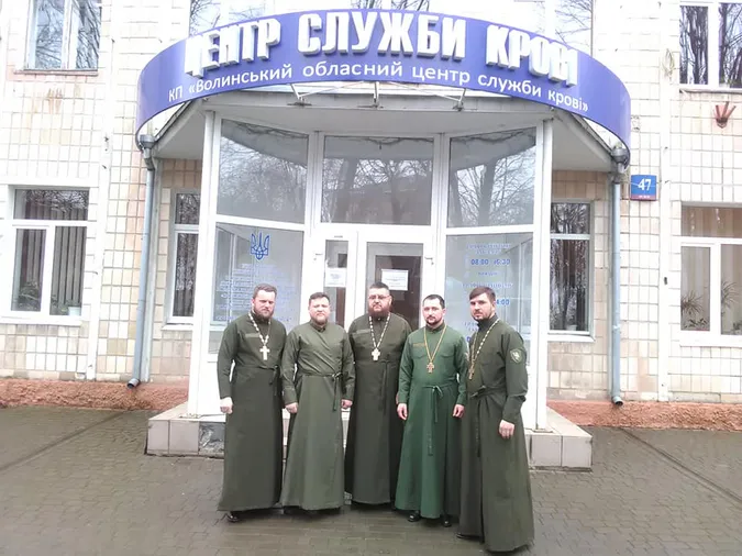 Волинські капелани здали кров для онкохворих дітей (фото)